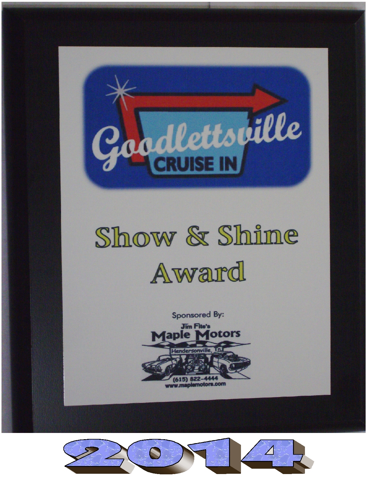 Show & Shine Award Plaque - 2014.jpg
